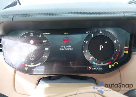 2025 Land Rover Range Rover P530 Autobiography/P530 Autobiography 7 Seat z USA, uszkodzony, nr VIN SALK1BE97SA293734